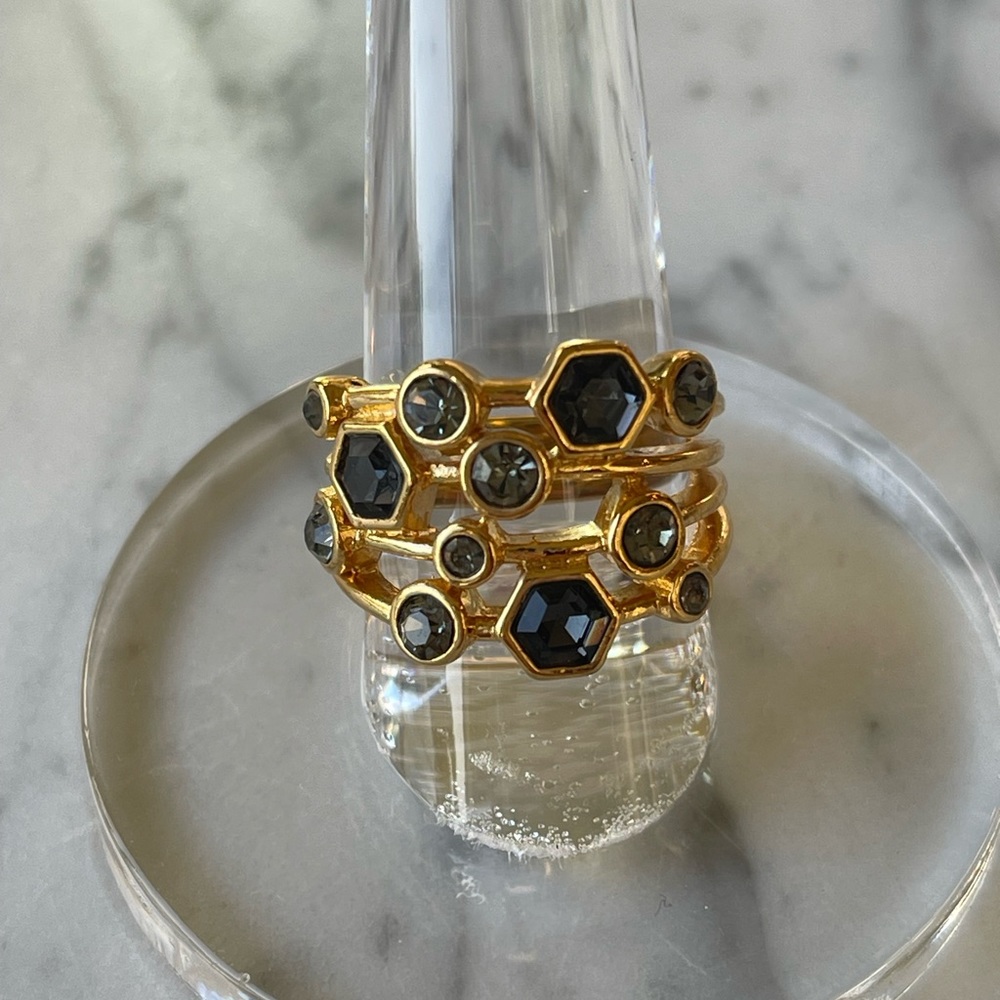 Vintage Stella & Dot Multi Band Ring Size 7